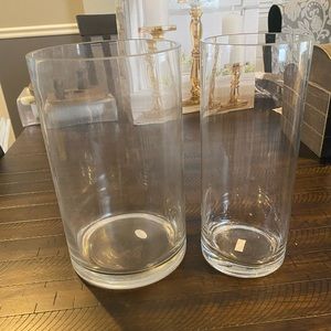 Small and large vases